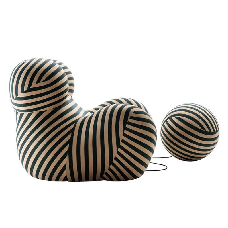 Modern Vacuum-Compressed Hug Armchair 