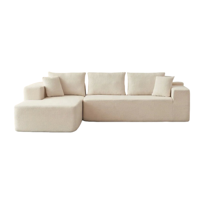 Modern 3-Seater Foldable Compression Sofa - Space-Saving Multi-Scene Fabric Sofa