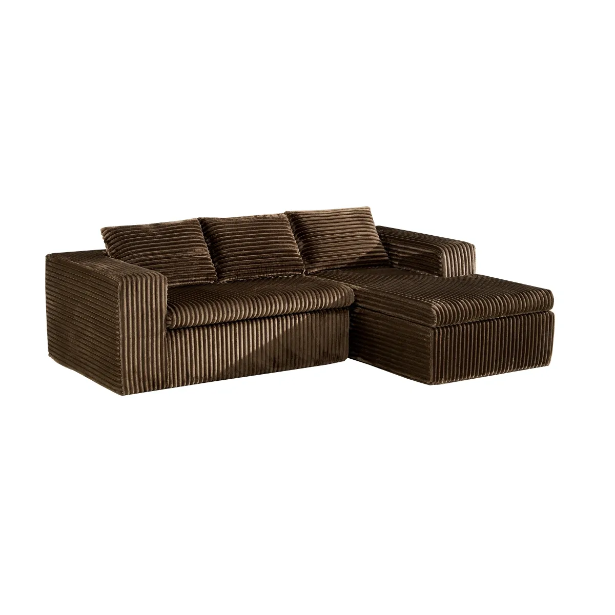 Compressed Corduroy Sofa - Modular Living Room Furniture | Vacuum Compression & Multifunction - Yichuhome