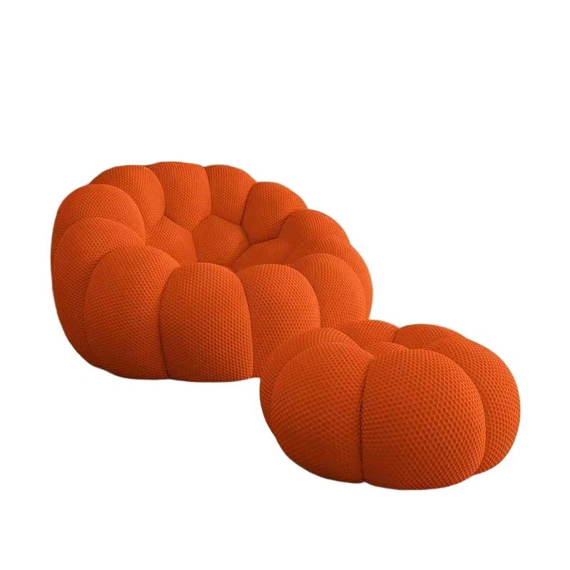 Comfortable Compressed Bubble Sofa Modern Upholstered Football Style Vacuum Packing