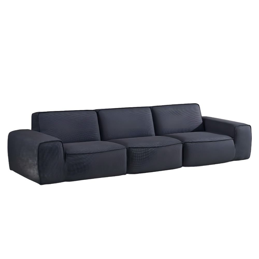 Big Black Cow Modular Compression Sofa